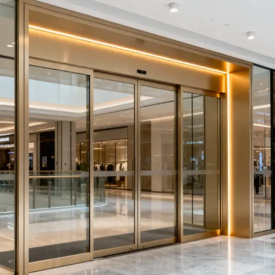 Alüminyum Alaşımlı Elektrikli Kapılar