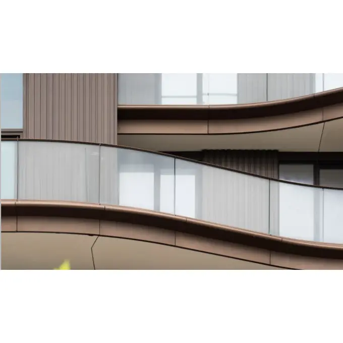 Korkuluklar için Şekilli Cam